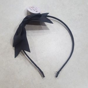 Black Headband with Bow